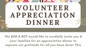 January Volunteer Appreciation Dinner 2023