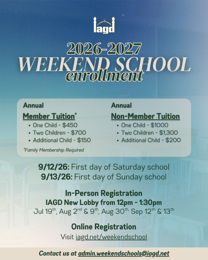 Weekend School Enrollment
